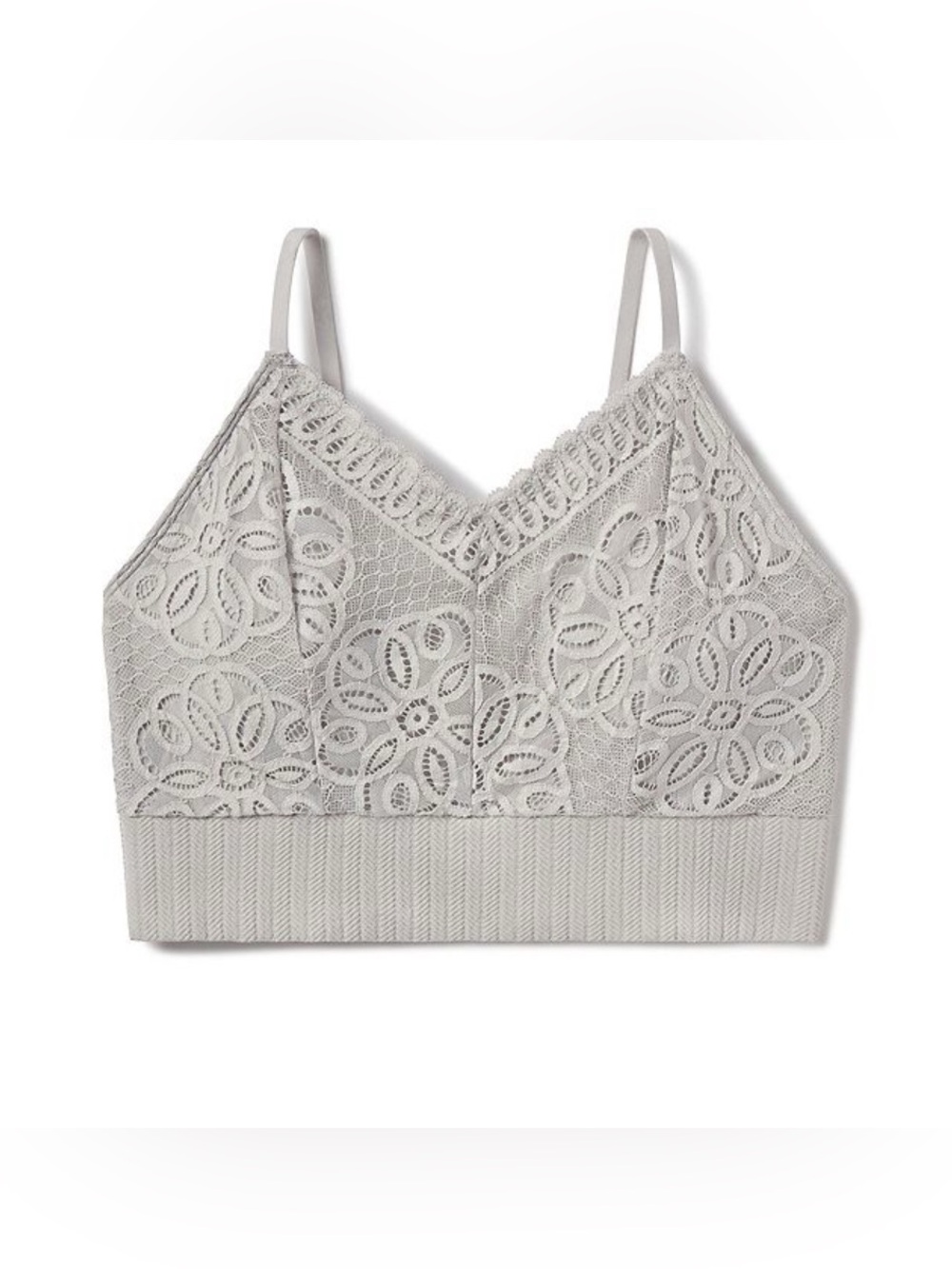 The limited too Lace Bralette Camisole Light Gray size 32
